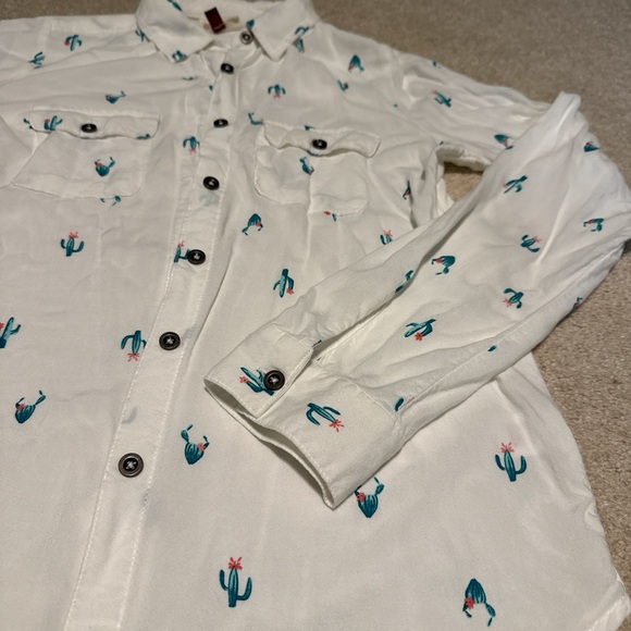 SO soft White long sleeve caucus western shirt XS - Picture 4 of 5